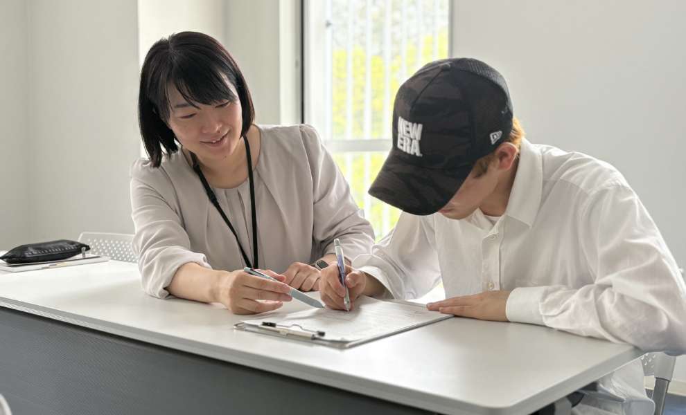 学習計画は先生と一緒に立てられる！　イメージ