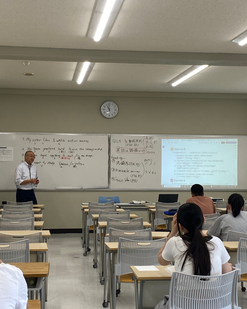 実用英語の授業の様子です。